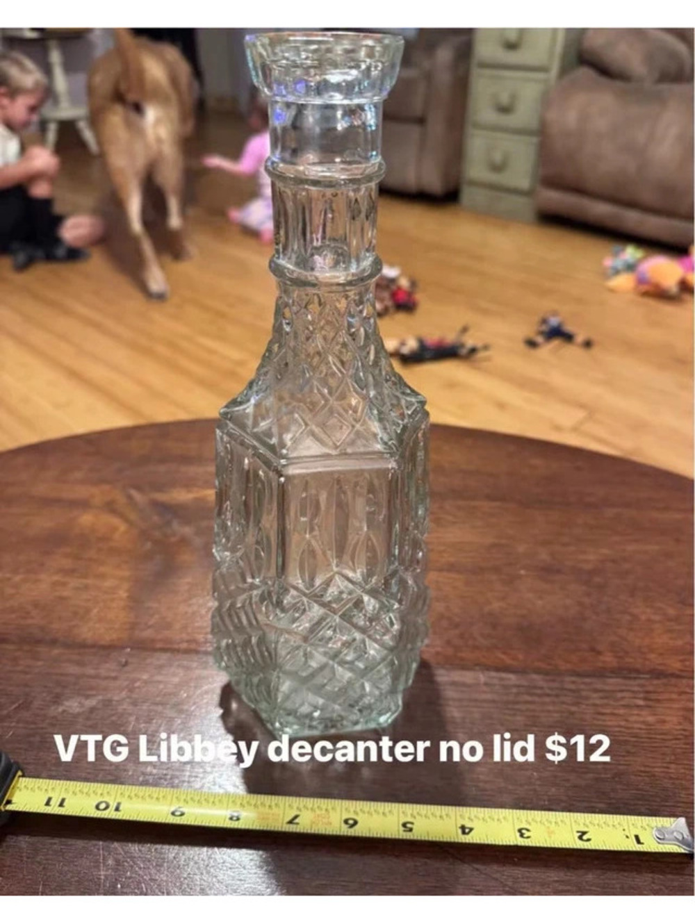 Vintage Libbey decanter NO LID